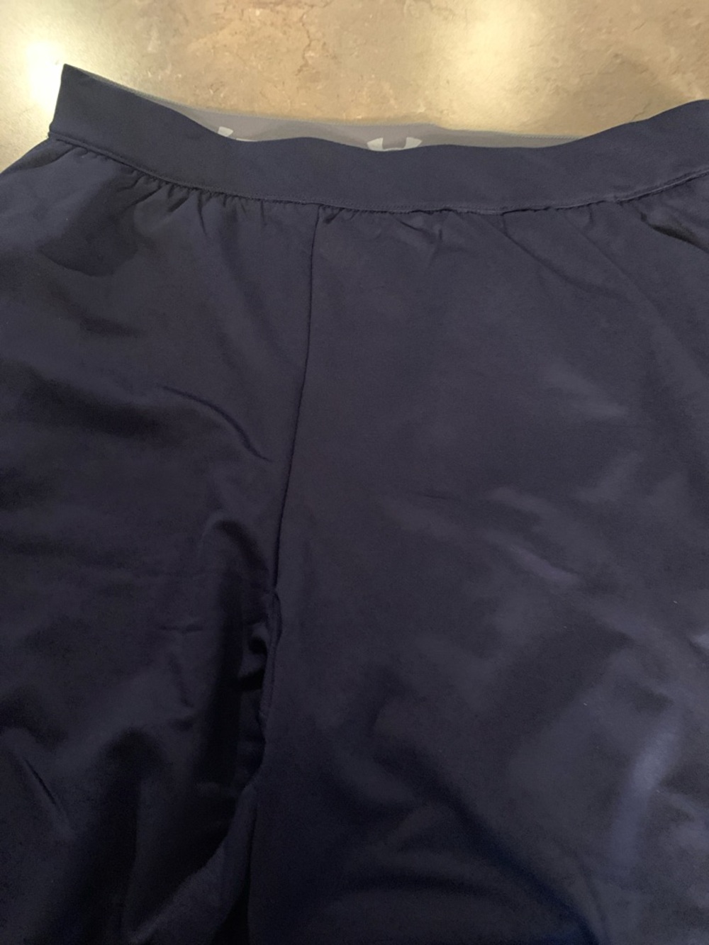 Under Armour Dark Navy Athletic Track Joggers